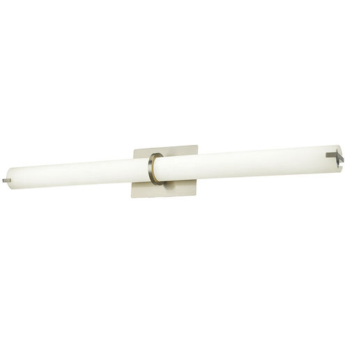 Squire LED 26.37 inch Brushed Nickel Bath Vanity Light Wall Light