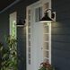 Canton LED 11 inch Matte Black and White Outdoor Wall