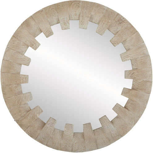 Proxima 30 inch Whitewash Sandblasted Mirror