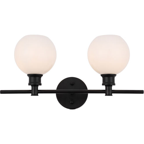 Syracuse 2 Light 19 inch Black Wall sconce Wall Light