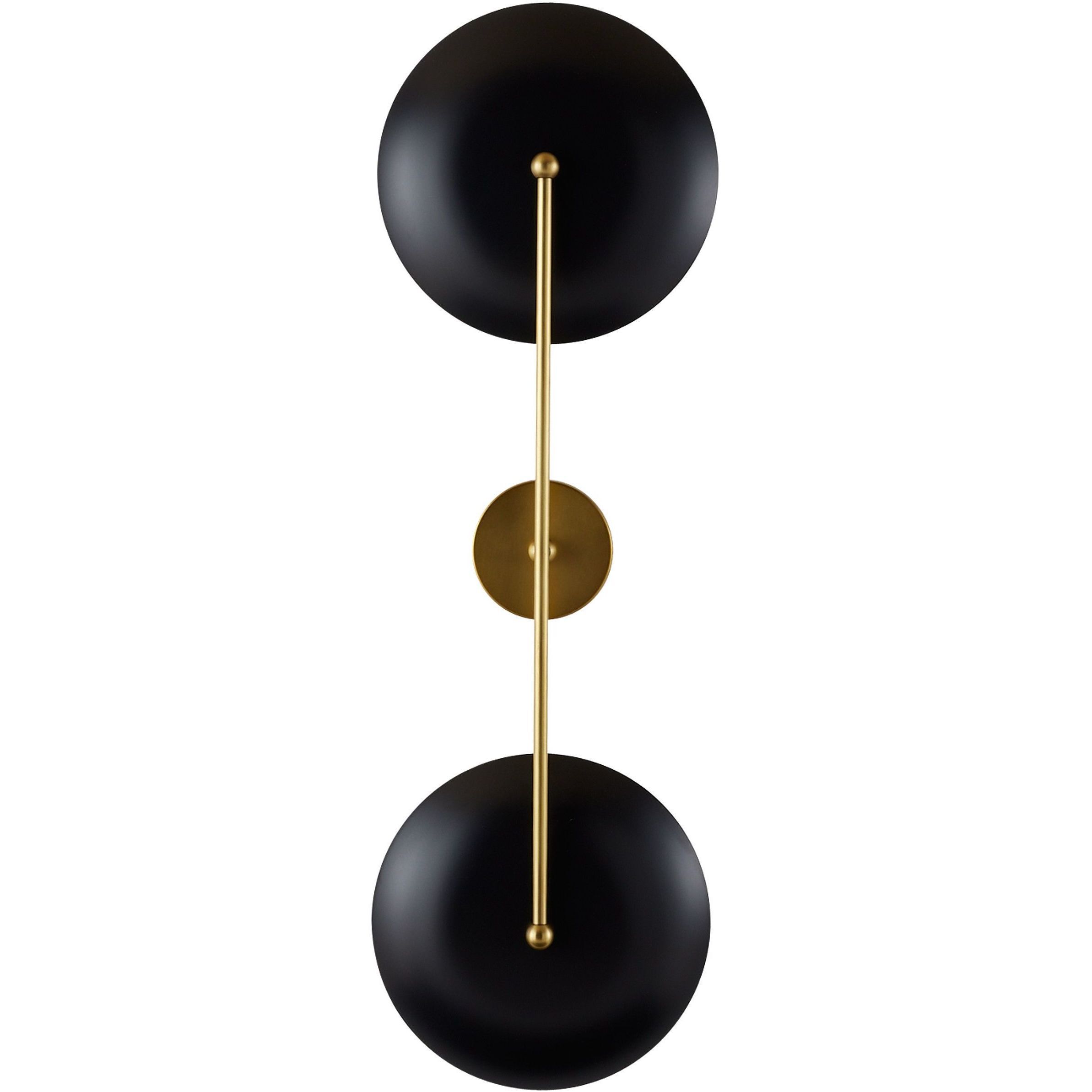 Griffith 2 Light 12 inch Antique Brass Sconce Wall Light