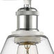 Ballston Cindyrella LED 16 inch White and Polished Chrome Bath Vanity Light Wall Light in Clear Glass