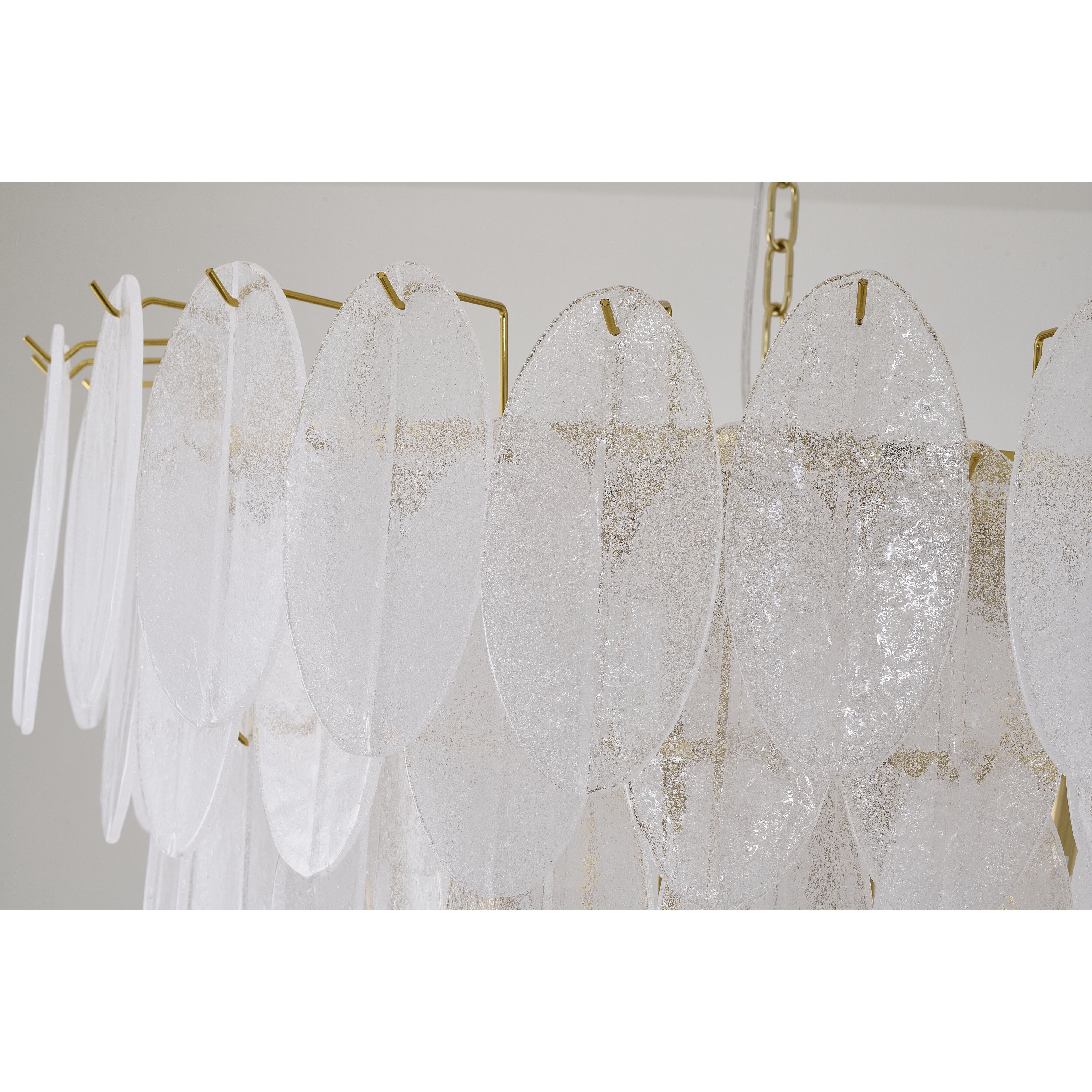 LA Series 12 Light 33 inch Brass Chandelier Ceiling Light