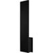 Icon 1 Light 20 inch Black Outdoor Wall Sconce