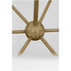 Ellen DeGeneres Belaro 6 Light 30 inch Gild Hanging Shade Ceiling Light