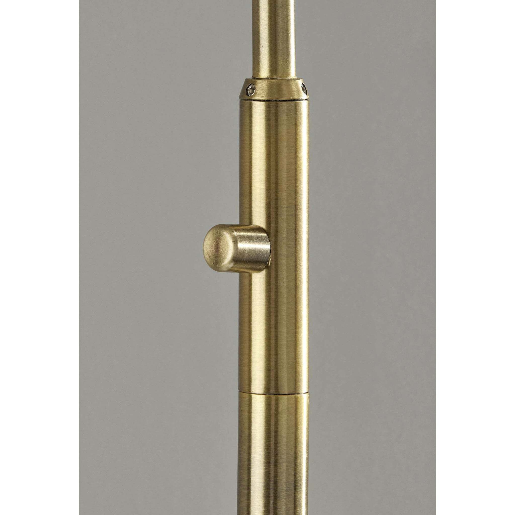 Sputnik 83 inch 40.00 watt Antique Brass Arc Floor Lamp Portable Light