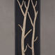 Ocala LED 15.5 inch Textured Black and Poplar Outdoor Wall