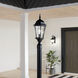 Madison 1 Light 22 inch Black Outdoor Post Lantern