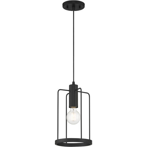 Tafo 1 Light 8 inch Matte Black Pendant Ceiling Light
