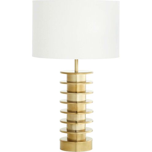 Alessio 40.00 watt Brass Table Lamp Portable Light