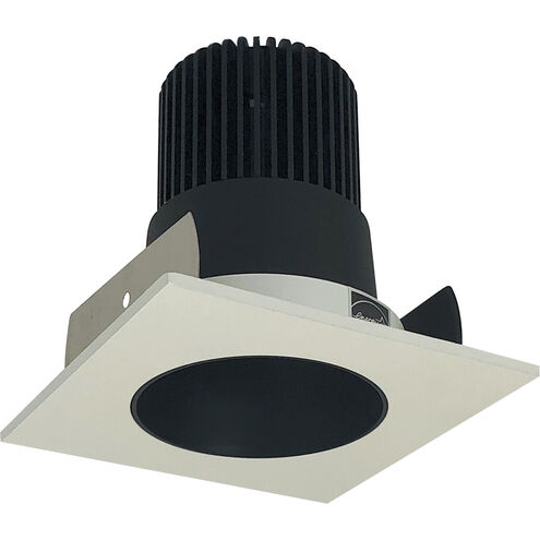 Iolite Black with White Recessed Light in 2700K, Black / White, 1000, Square/Round Deep Cone Reflector