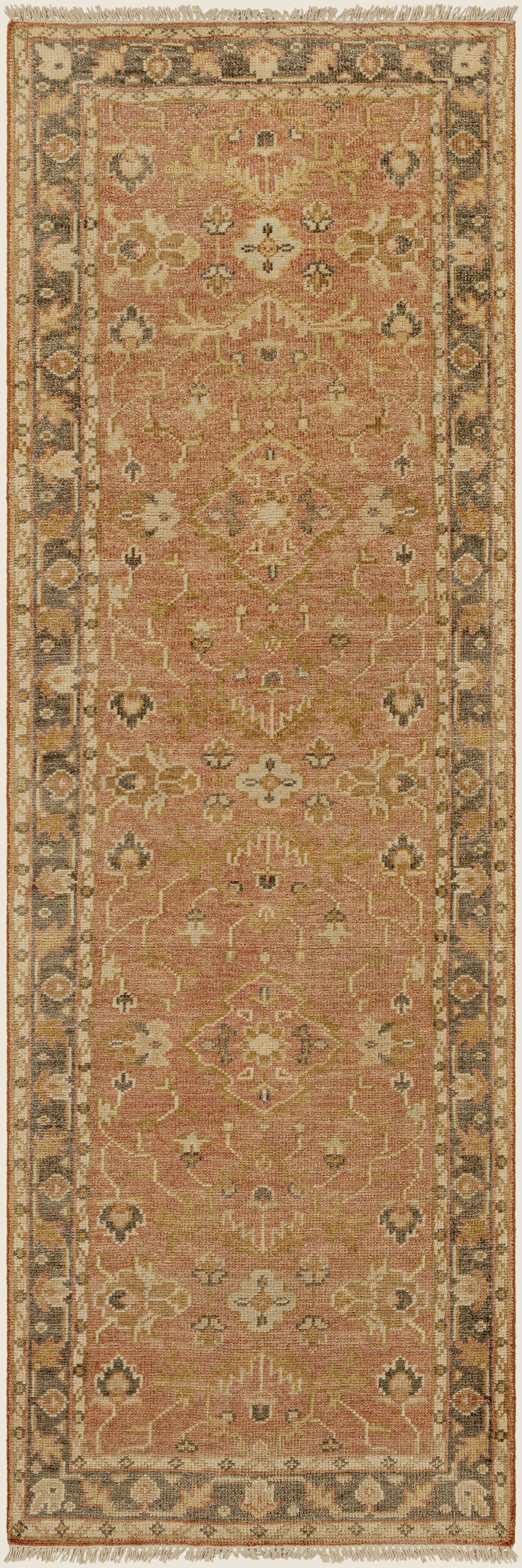 Fantasia 144 X 36 inch Brown Rug, Runner