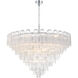 Addis 28 Light 49 inch Polished Chrome Chandelier Ceiling Light