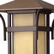 Estate Series Harbor 1 Light 19.5 inch Anchor Bronze Outdoor Post Mount Lantern