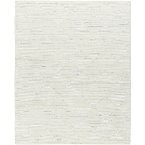 Gina 120 X 96 inch Ivory / Black Handmade Rug in 8 x 10