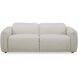 Eli White Sofa, Power Recliner