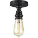 Chapman & Myers Boston4 1 Light 5.5 inch Bronze Flush Mount Ceiling Light in (None)