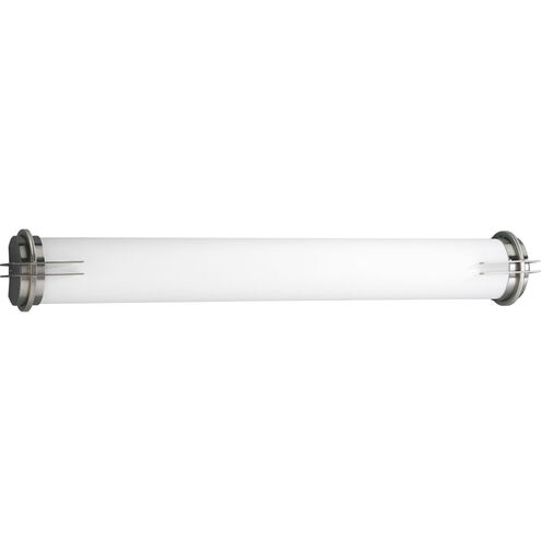Linear Fluorescent Bath 2 Light 5.25 inch Brushed Nickel Bath Vanity Wall Light