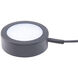 Line Voltage Puck Light LED Black Button Light