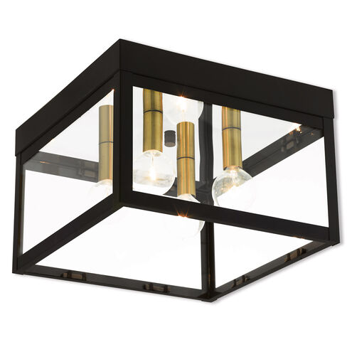 Nyack 4 Light 11 inch Bronze Outdoor Ceiling Mount