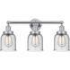 Bell 3 Light 24.5 inch Polished Chrome Bath Vanity Light Wall Light