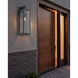 Westbrook 1 Light 20.25 inch Matte Black Outdoor Sconce in Clear Glass, Brass Traditions by Innovations Lighting