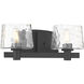 Drysdale 2 Light 14.5 inch Coal Bath Vanity Light Wall Light