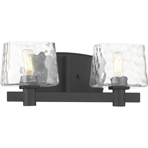 Drysdale 2 Light 14.5 inch Coal Bath Vanity Light Wall Light