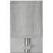 Galerie Avenue LED 6 inch Brushed Nickel ADA Indoor Wall Sconce Wall Light