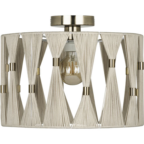 Macclenny 1 Light 14.96 inch Brushed Gold Flush Mount Ceiling Light