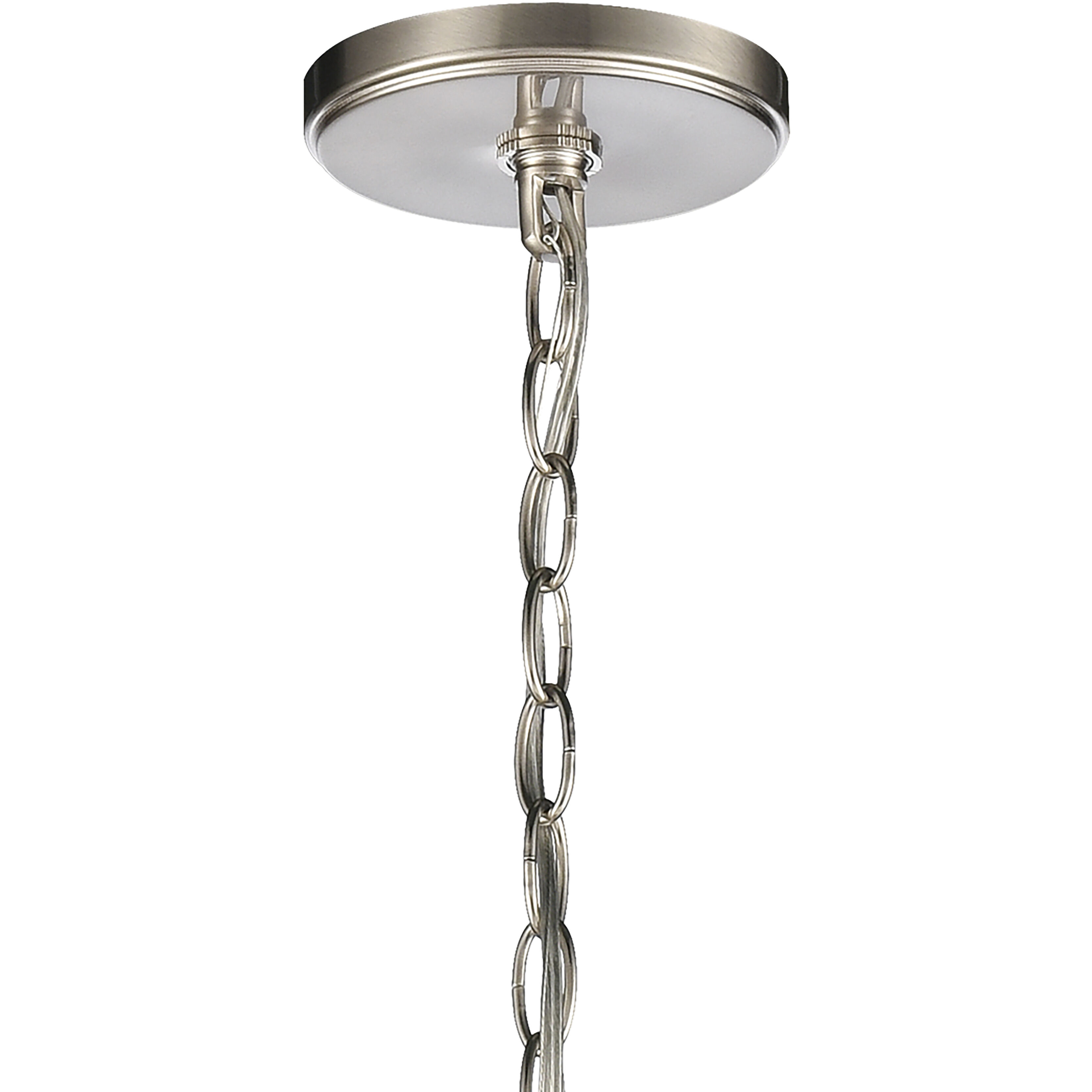 Rotunde 6 Light 26 inch Beechwood Chandelier Ceiling Light