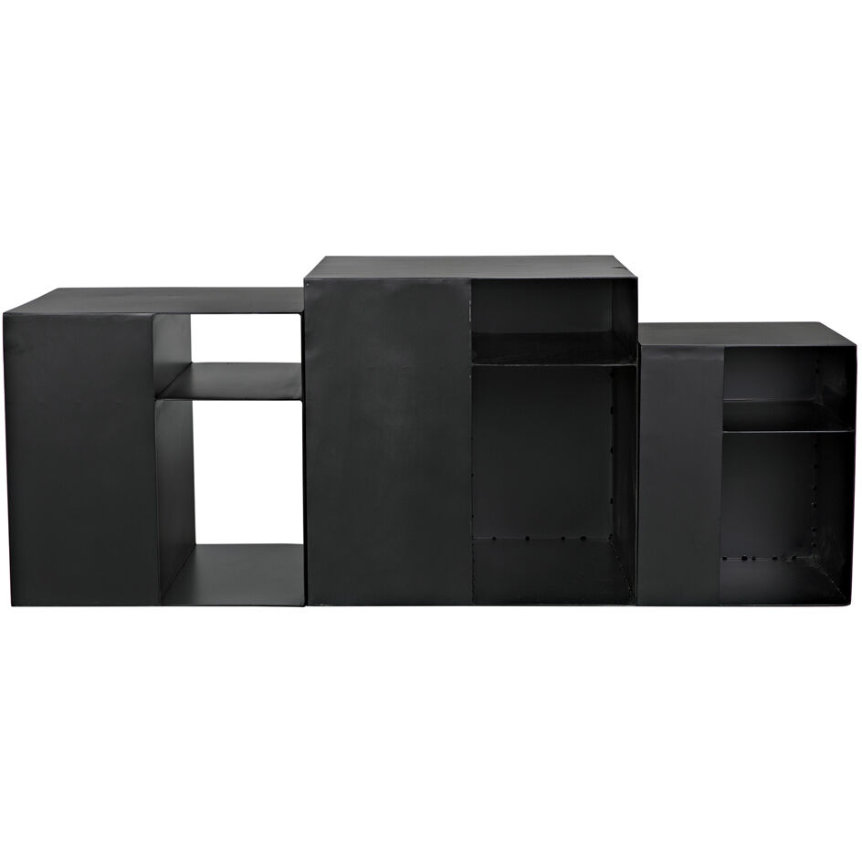 Gropius Cubes 51 X 20 inch Matte Black Console