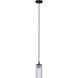 Kinslea 1 Light 4.75 inch Matte Black Pendant Ceiling Light in Clear Glass
