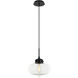 Irresistible Organic Charm 1 Light 10.25 inch Clear Pendant Ceiling Light