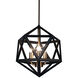 Archello 3 Light 13 inch Antique Brass Chandelier Ceiling Light
