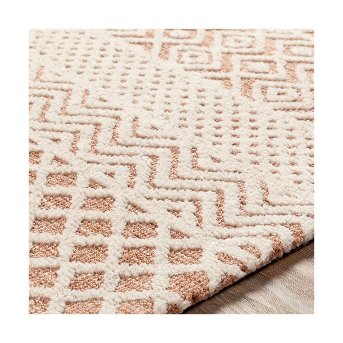 Talise 36 X 24 inch Camel/Khaki Rugs, Rectangle