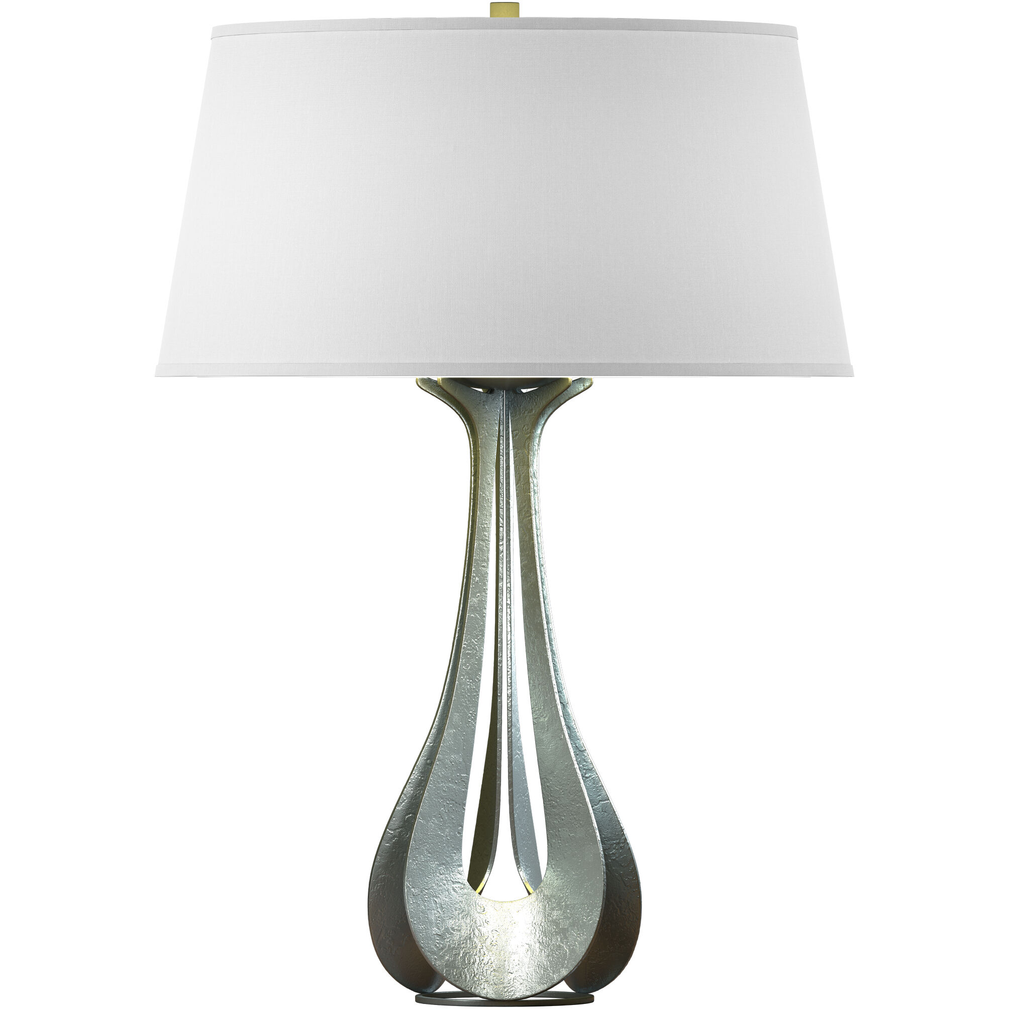 Lino 25.3 inch 100 watt Vintage Platinum Table Lamp Portable Light in Natural Anna