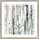 Visionaire Multi and Turquoise and Yellow and White Framed Art