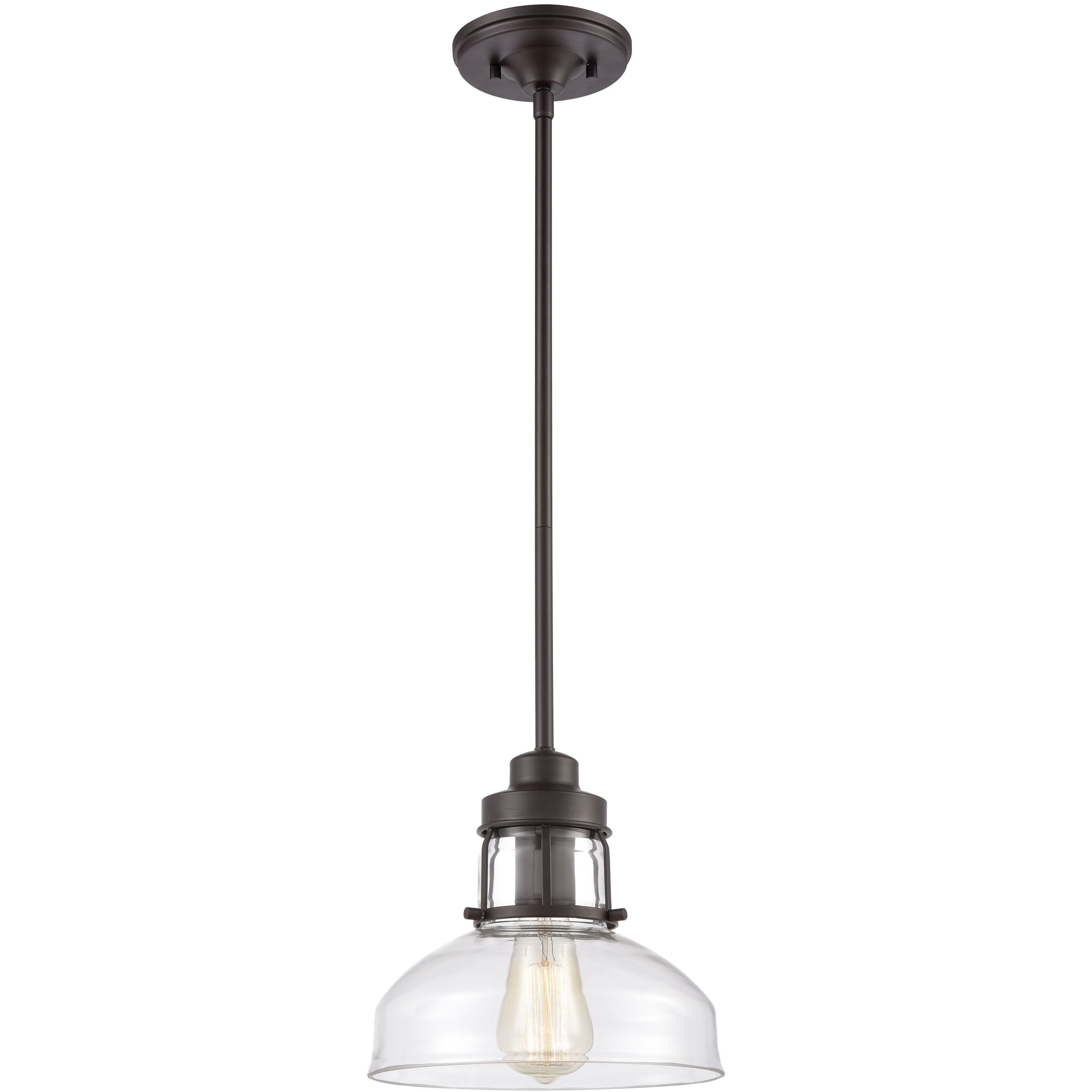 Manhattan Boutique 1 Light 9 inch Oil Rubbed Bronze Mini Pendant Ceiling Light
