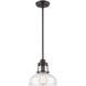 Manhattan Boutique 1 Light 9 inch Oil Rubbed Bronze Mini Pendant Ceiling Light