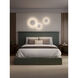 Halftone LED Matte White ADA Interior Wall Light