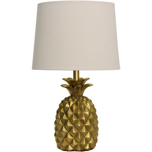Signature 25 inch 100 watt Gold Table Lamp Portable Light