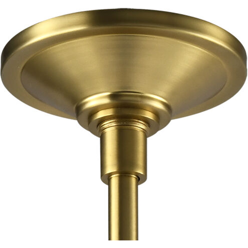 Zigrina 1 Light 7.13 inch Aged Brass Pendant Ceiling Light