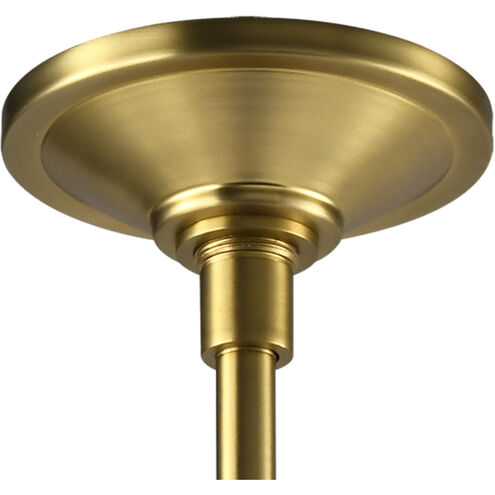 Zigrina 1 Light 7.88 inch Aged Brass Pendant Ceiling Light