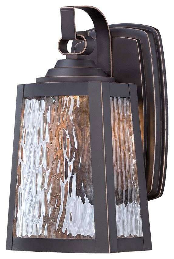 Talera LED 11 inch Oil Rubbed Bronze/Gold Outdoor Wall Mount, Great Outdoors