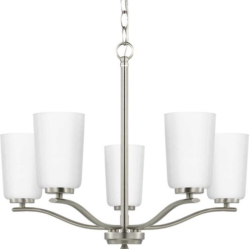 Adley 5 Light 22.87 inch Brushed Nickel Chandelier Ceiling Light