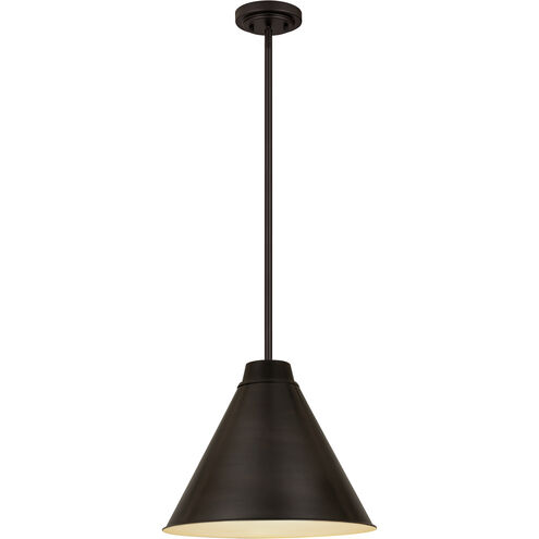 Eaton 1 Light 18 inch Bronze Plate Pendant Ceiling Light