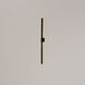 Alumilux Line LED 51 inch Black Outdoor Wall Mount