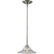 Annora 1 Light 14 inch Brushed Nickel Pendant Ceiling Light in 3.74