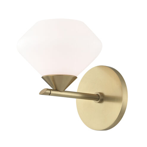 Valerie 1 Light 6 inch Aged Brass Bath Vanity Wall Light